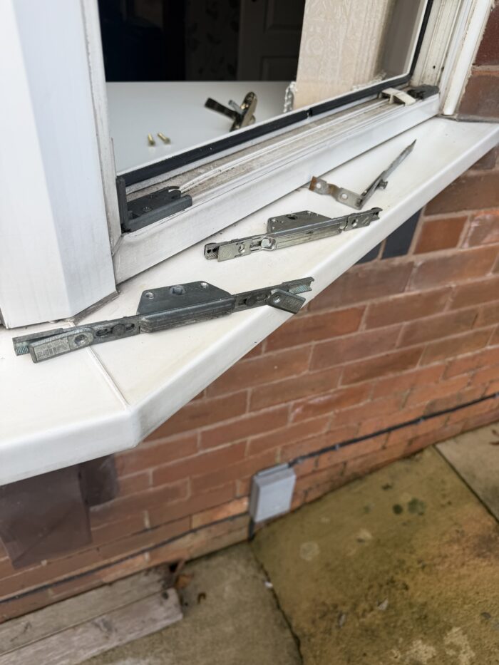 Safestyle uPVC window repair in Athersley North, Barnsley, replacing a faulty Mila 22mm locking gearbox.